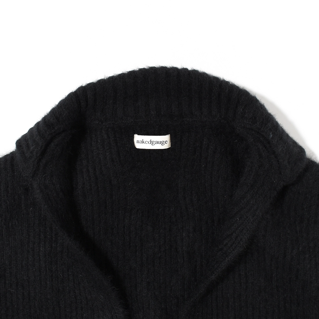 nakedgauge カーディガン フォックス nakedgauge FOX FUR CARDIGAN(WINE RED) | nakedgauge