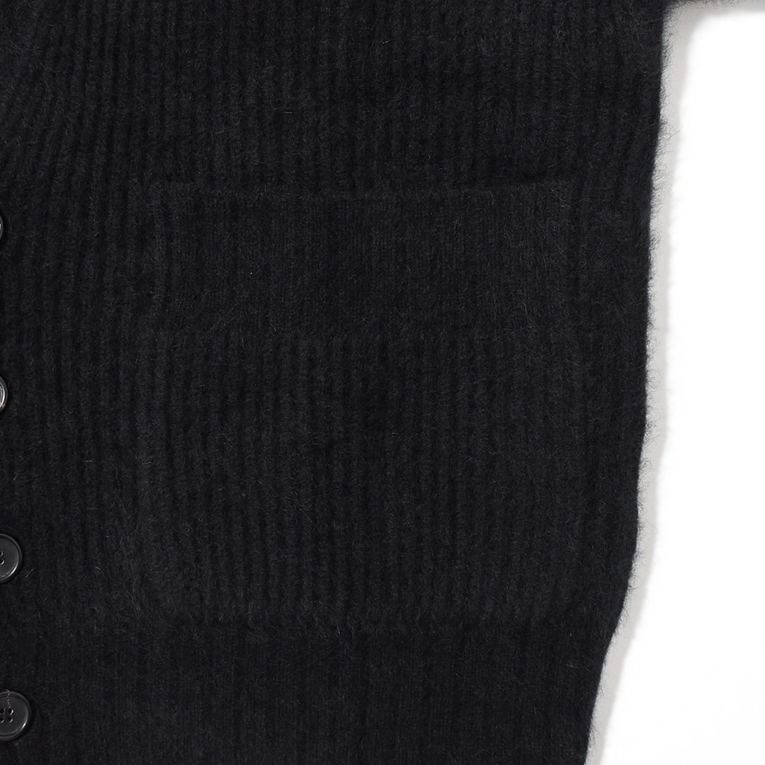 n0013]nakedgauge(ネイキッドゲージ)FOX FUR KNIT CARDIGAN