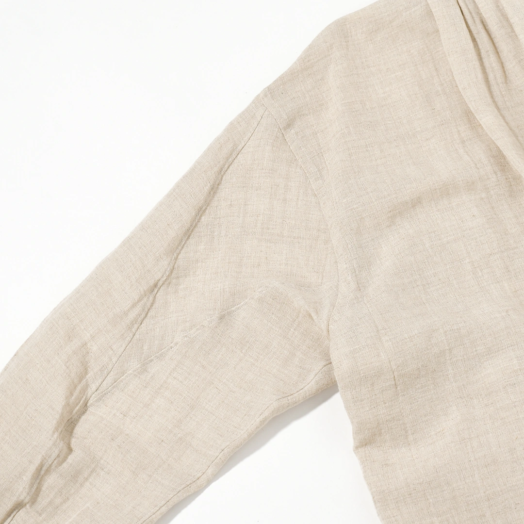 [s-008a-oatmeal]SUNNY ELEMENT(サニーエレメント) Sleeping Shirt( スリーピングシャツ/リネンコットンガーゼ)の商品画像