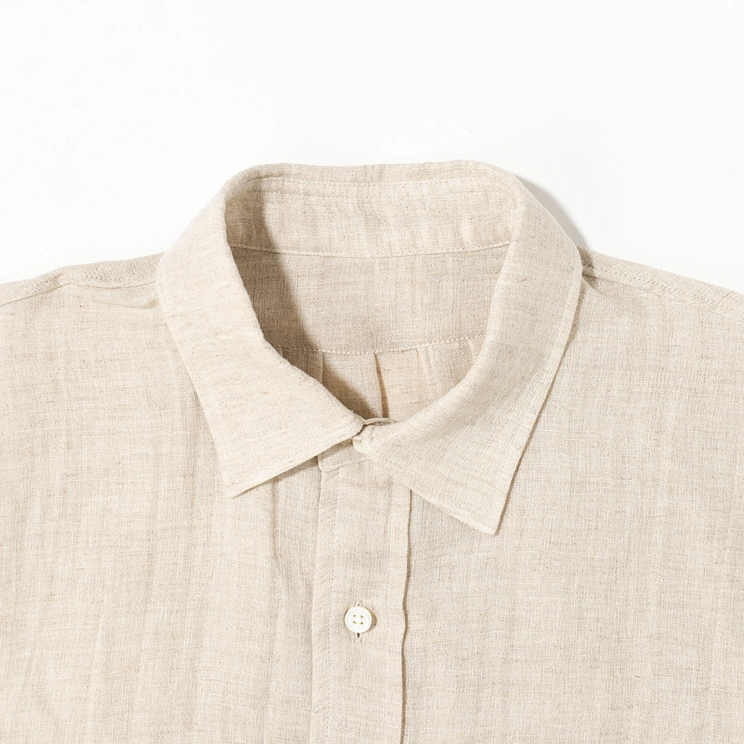 [s-008a-oatmeal]SUNNY ELEMENT(サニーエレメント) Sleeping Shirt( スリーピングシャツ/リネンコットンガーゼ)の商品画像