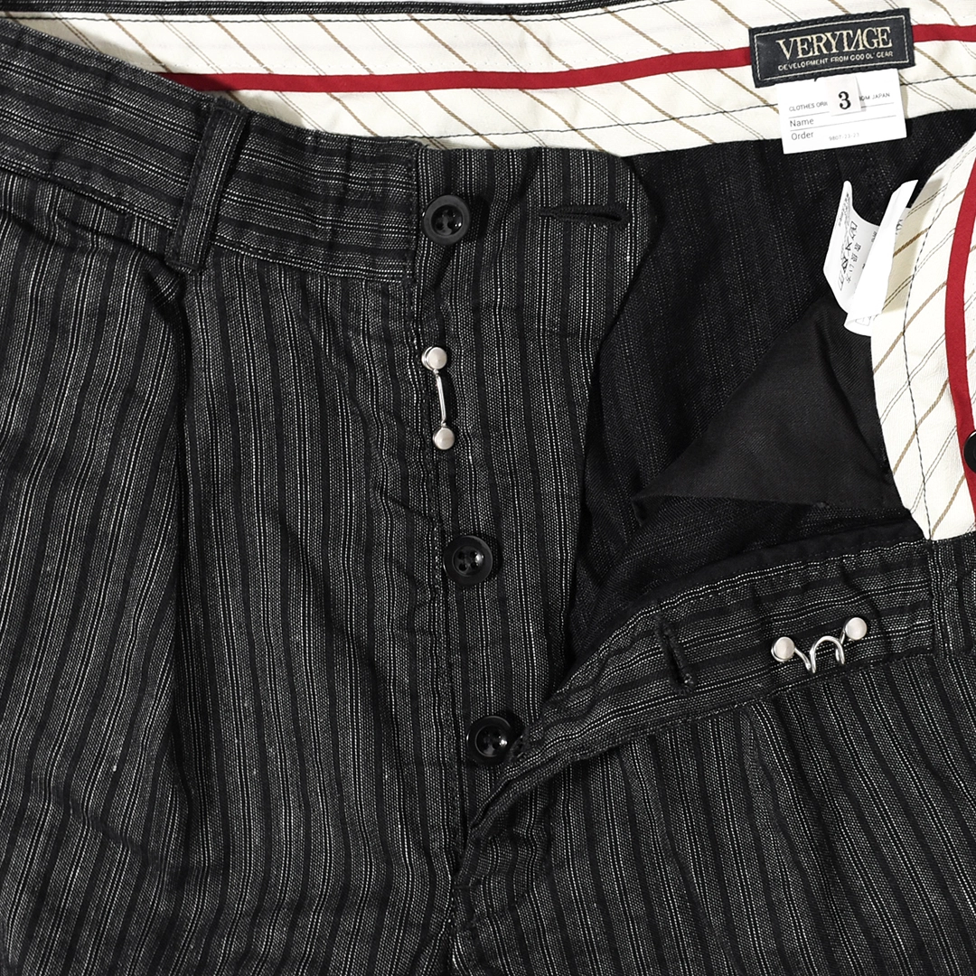 V26604]VERYTAGE(ベリーテイジ)STRIPE(X) TROUSERS (ストライプ