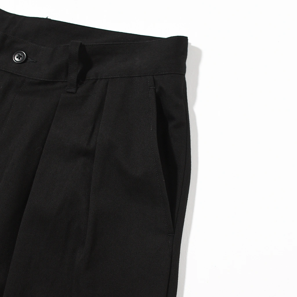 23AW Ulterior ウォッシュド 備前 タック パンツ 501P▲ アルテリア ULTERIOR ウォッシュド ヴィンテージ ツイル