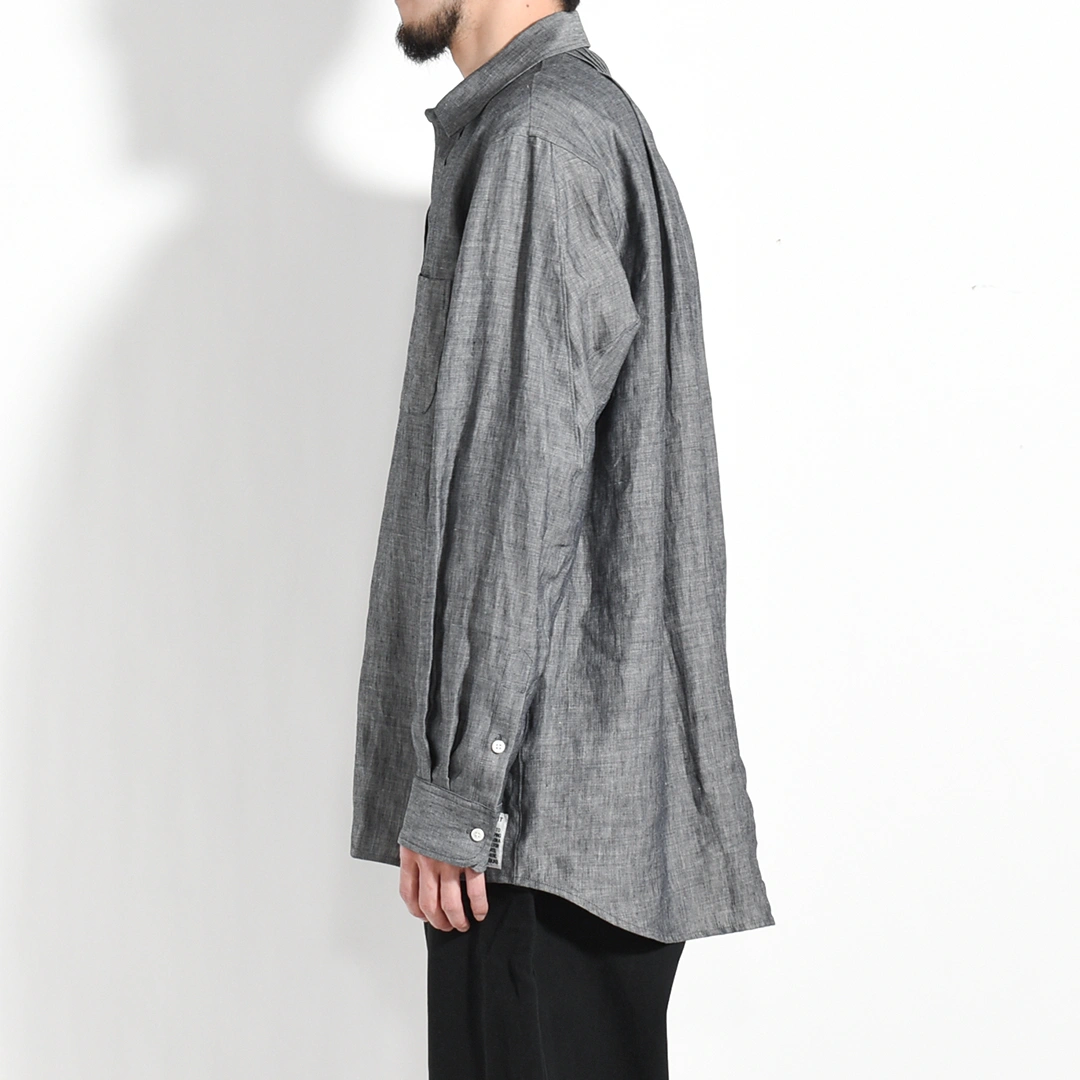 【10% OFF】[s-008a-chambray]SUNNY ELEMENT(サニーエレメント) Sleeping Shirt( スリーピングシャツ/リネンシャンブレー)【SUMMER SALE】の商品画像