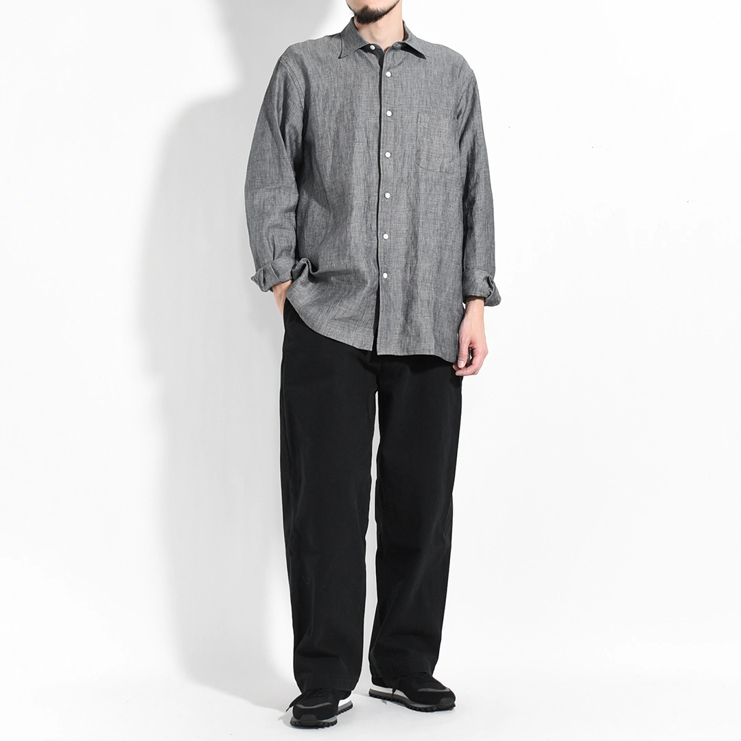 【10% OFF】[s-008a-chambray]SUNNY ELEMENT(サニーエレメント) Sleeping Shirt( スリーピングシャツ/リネンシャンブレー)【SUMMER SALE】の商品画像