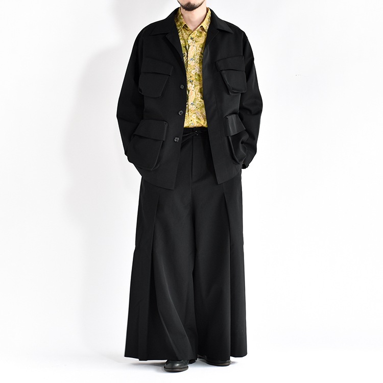【30% OFF】[Hakama-24aw]tangenet(タンジェネット) Hakama / Wool Gabardine (ウールギャバジン)[OUTLET]の商品画像