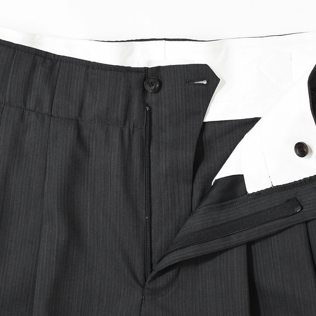 m26b08pt02c]marka(マーカ) Wool High Twist Tropical Two Tuck
