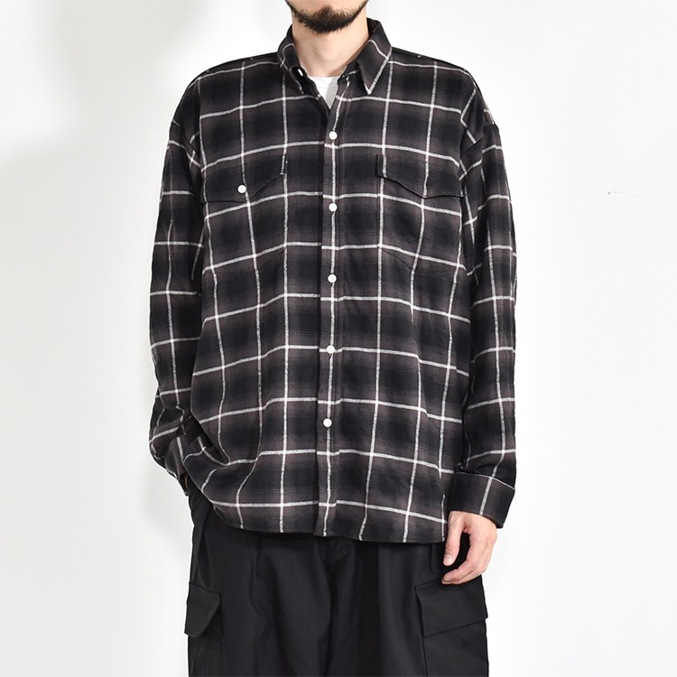 (country-shirt-24aw)SUNNY ELEMENT(サニーエレメント)Country Shirt / Cotton Frannel(カントリーシャツ / コットンフランネル)の商品画像