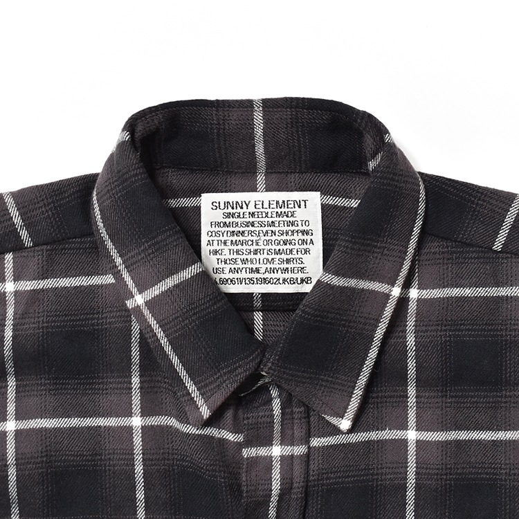 (country-shirt-24aw)SUNNY ELEMENT(サニーエレメント)Country Shirt / Cotton Frannel(カントリーシャツ / コットンフランネル)の商品画像