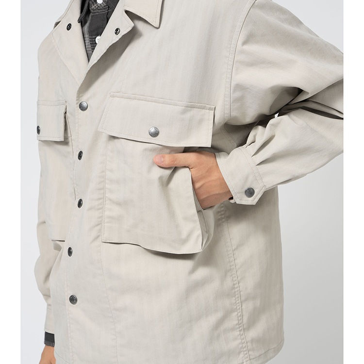 【20% OFF】[N25SA034]THE NORTH FACE PURPLE LABEL(ザ・ノース・フェイス パープルレーベル) Herringbone Field Shirt Jacket(ヘリンボーンフィールドシャツジャケット)【SUMMER SALE】の商品画像