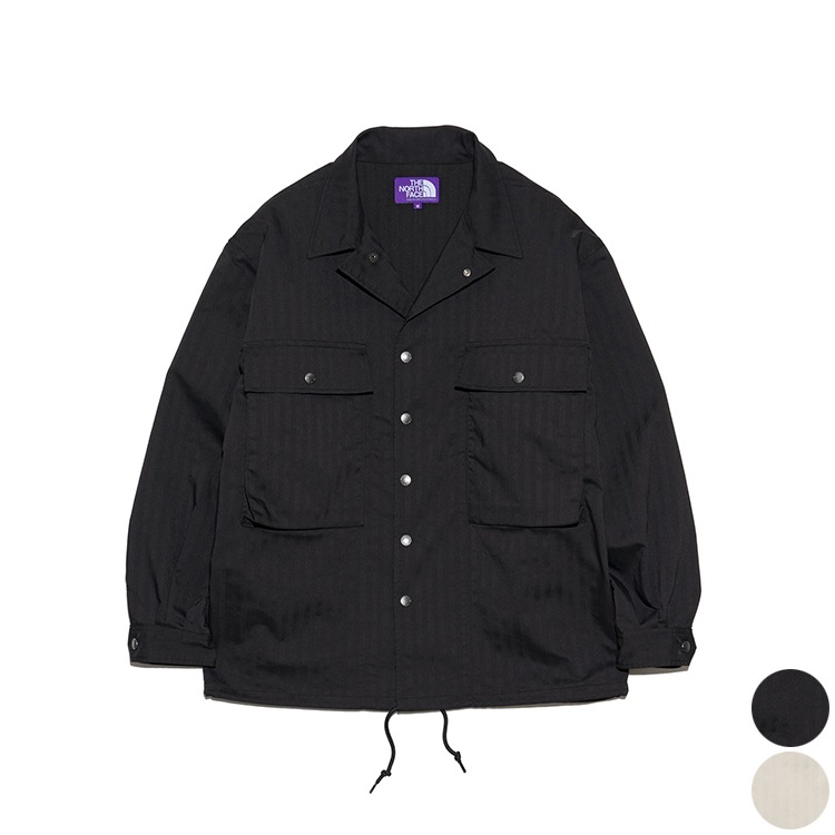 【20% OFF】[N25SA034]THE NORTH FACE PURPLE LABEL(ザ・ノース・フェイス パープルレーベル) Herringbone Field Shirt Jacket(ヘリンボーンフィールドシャツジャケット)【SUMMER SALE】の商品画像