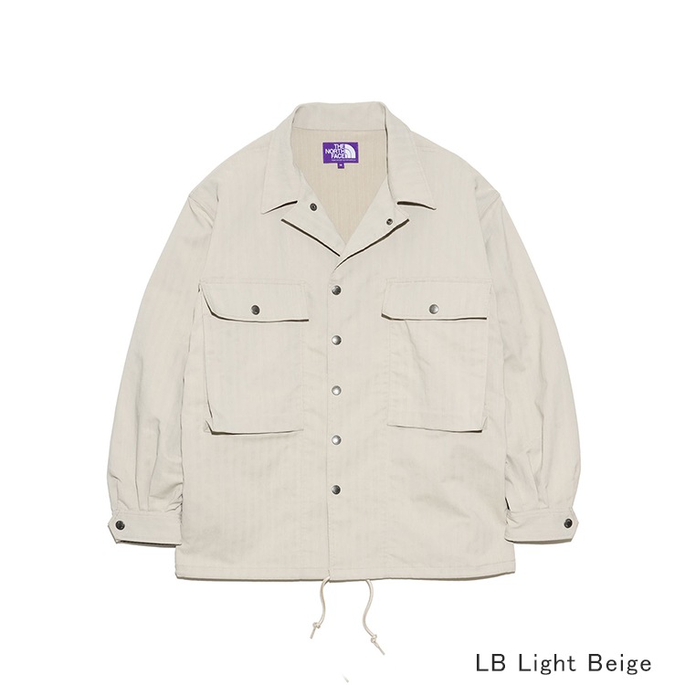 【20% OFF】[N25SA034]THE NORTH FACE PURPLE LABEL(ザ・ノース・フェイス パープルレーベル) Herringbone Field Shirt Jacket(ヘリンボーンフィールドシャツジャケット)【SUMMER SALE】の商品画像