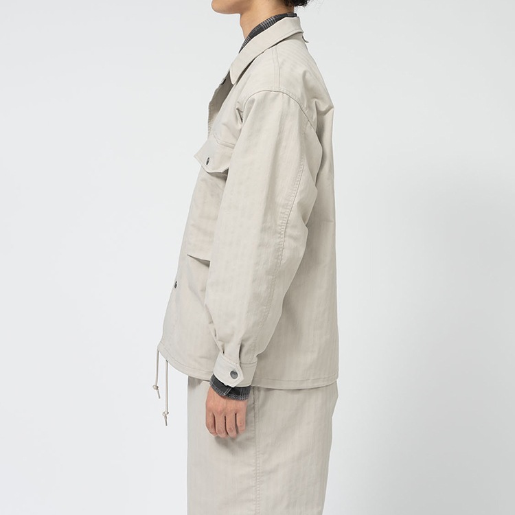 【20% OFF】[N25SA034]THE NORTH FACE PURPLE LABEL(ザ・ノース・フェイス パープルレーベル) Herringbone Field Shirt Jacket(ヘリンボーンフィールドシャツジャケット)【SUMMER SALE】の商品画像