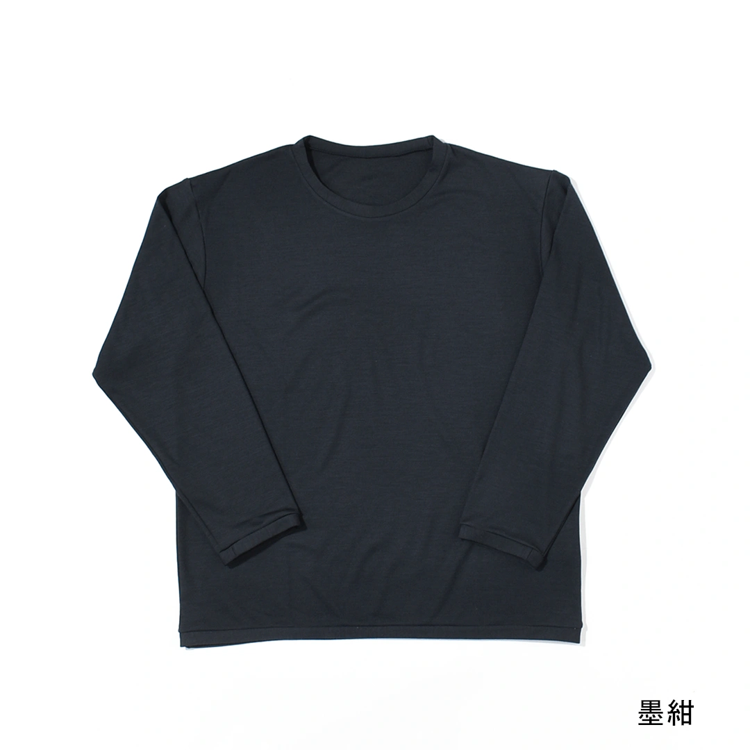 【新品未使用品】MITTAN スーパー120's ウールスムース 薄灰 サイズ2 T-35]MITTAN(ミタン/ミッタン)スーパー120's ウールスムース長袖