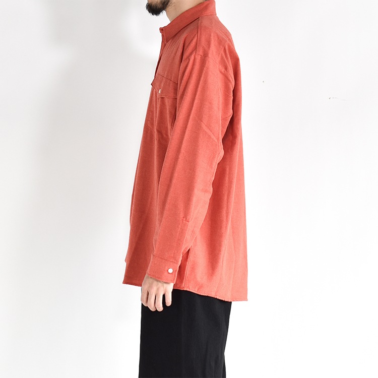 (country-shirt-24aw)SUNNY ELEMENT(サニーエレメント)Country Shirt / Cotton Kersey(カントリーシャツ / コットンカルゼ)の商品画像