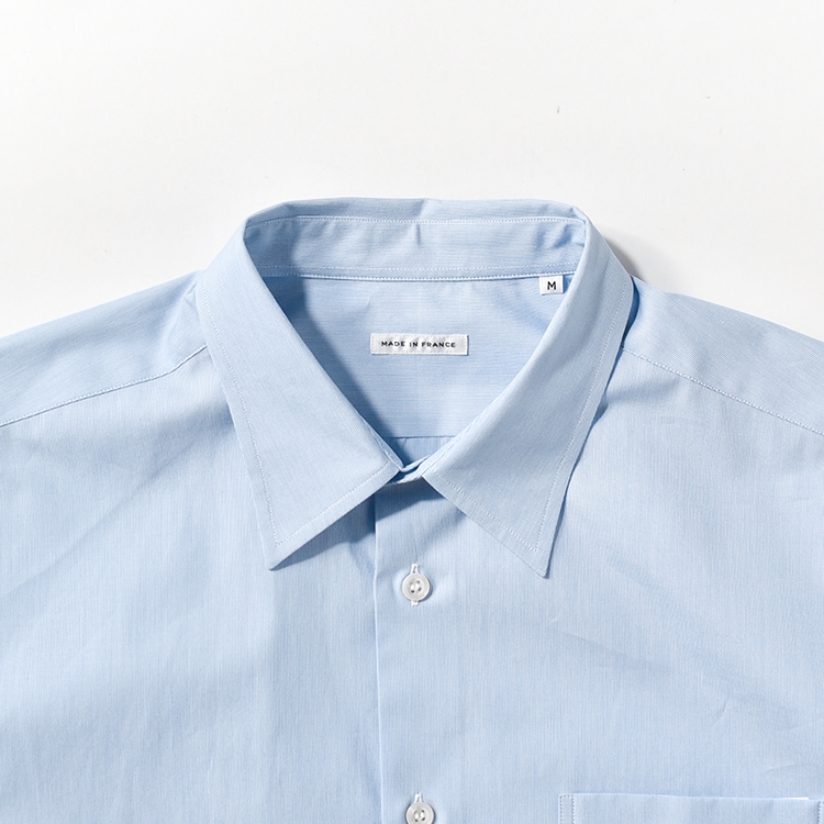 CH02]MANAVE(マナベ)Standard Shirt Ⅱ/ Sax(スタンダードシャツツー