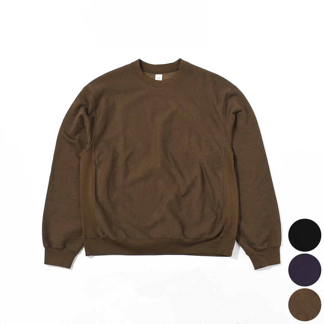 [bROOTS24F21F25]blurhms ROOTSTOCK(ブラームスルートストック) Soft&Hard Sweat Crew Neck P/O(ソフト＆ハードスウェットクルーネックプルオーバー)の商品画像