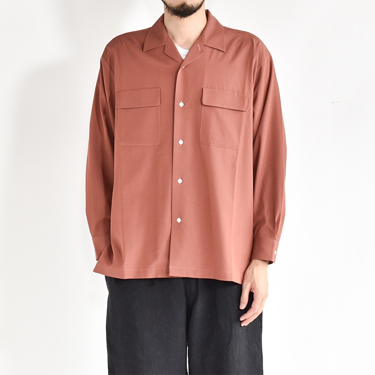 UNSH38-fade]un/unbient(アン/アンビエント)KAIKIN SHIRT L/S