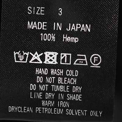 a25b05pt01c]MARKAWARE (マーカウェア) HEMP SHIRTING CLASSIC