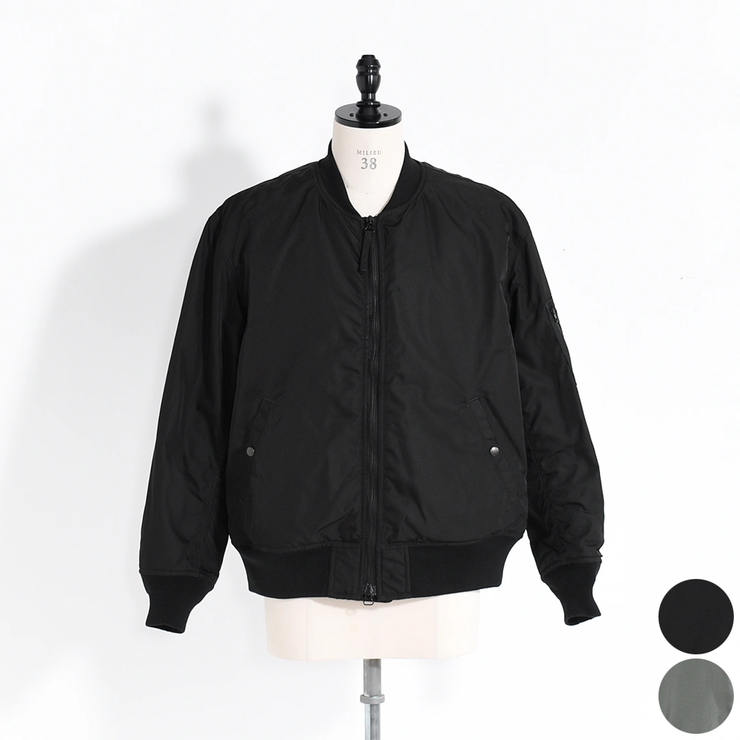 [a25c16bl01c]MARKAWARE (マーカウェア)Silk Heavy Twill MA-1(シルクヘビーツイルMA-1)の商品画像