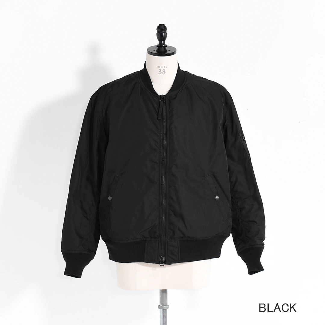 [a25c16bl01c]MARKAWARE (マーカウェア)Silk Heavy Twill MA-1(シルクヘビーツイルMA-1)の商品画像