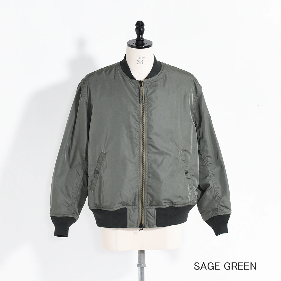 [a25c16bl01c]MARKAWARE (マーカウェア)Silk Heavy Twill MA-1(シルクヘビーツイルMA-1)の商品画像