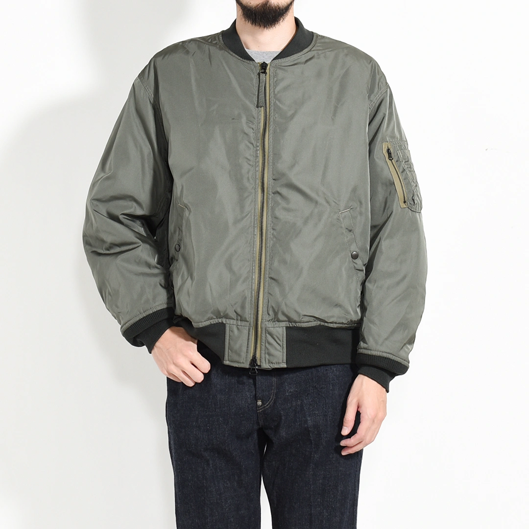 [a25c16bl01c]MARKAWARE (マーカウェア)Silk Heavy Twill MA-1(シルクヘビーツイルMA-1)の商品画像