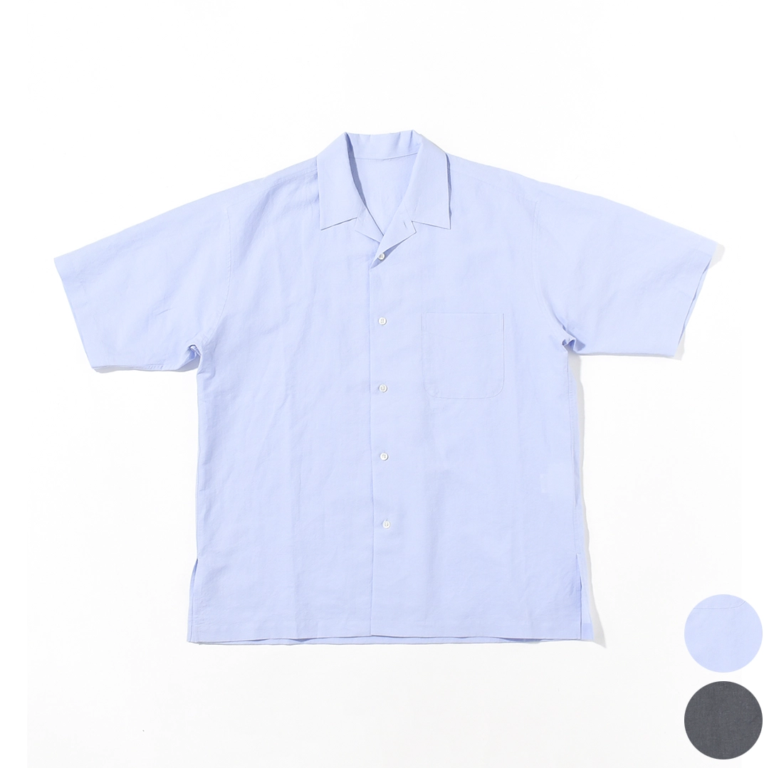 [UNSH39-1]un/unbient(アン/アンビエント)KAIKIN SHIRT H/S (開襟シャツハーフスリーブ)の商品画像