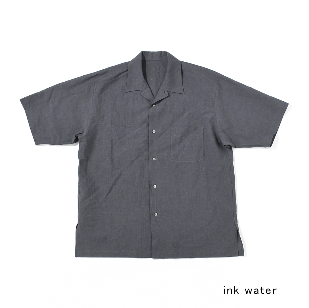[UNSH39-1]un/unbient(アン/アンビエント)KAIKIN SHIRT H/S (開襟シャツハーフスリーブ)の商品画像