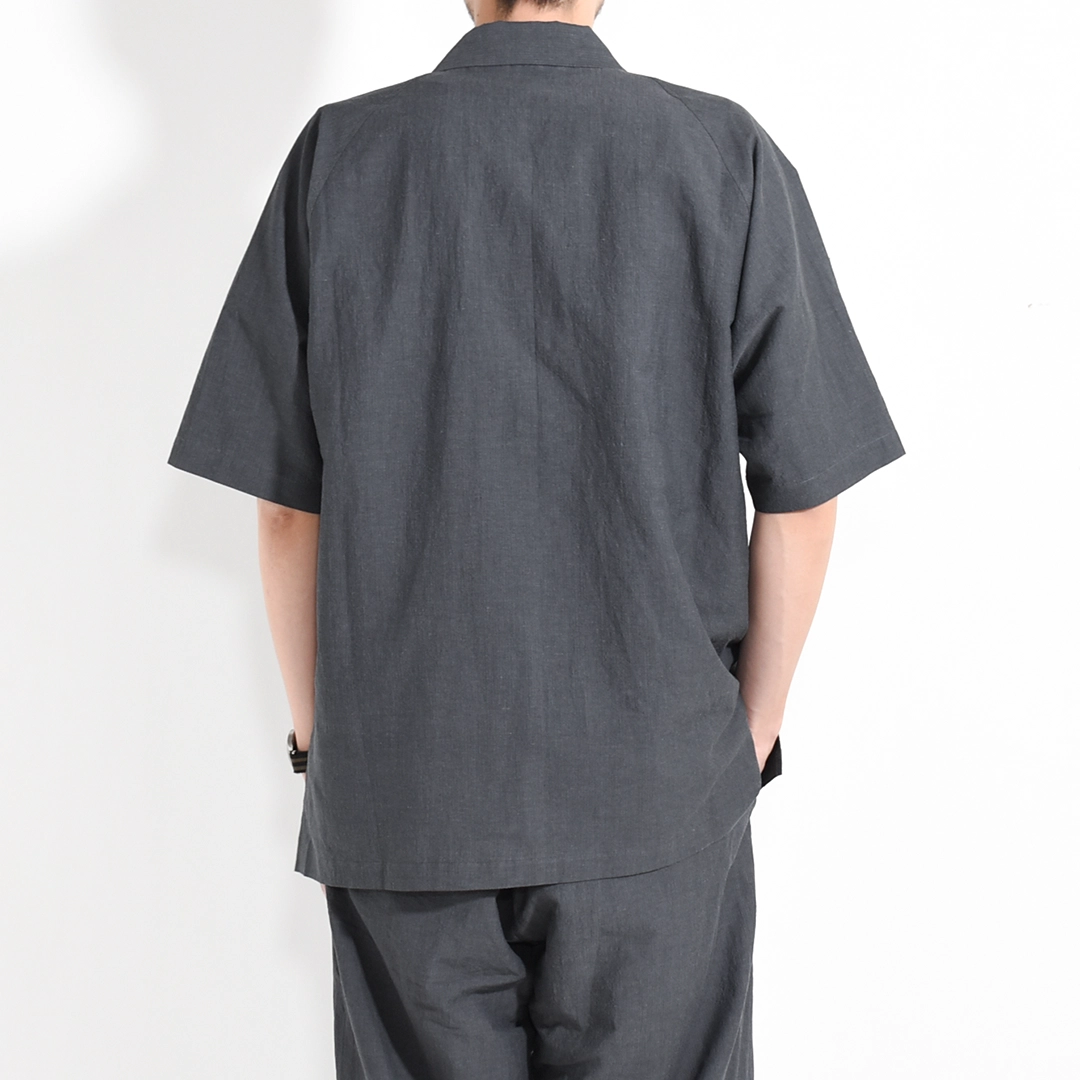 [UNSH39-1]un/unbient(アン/アンビエント)KAIKIN SHIRT H/S (開襟シャツハーフスリーブ)の商品画像