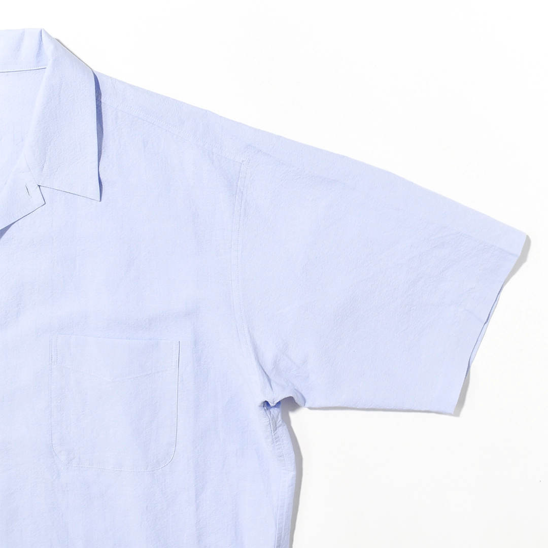 [UNSH39-1]un/unbient(アン/アンビエント)KAIKIN SHIRT H/S (開襟シャツハーフスリーブ)の商品画像