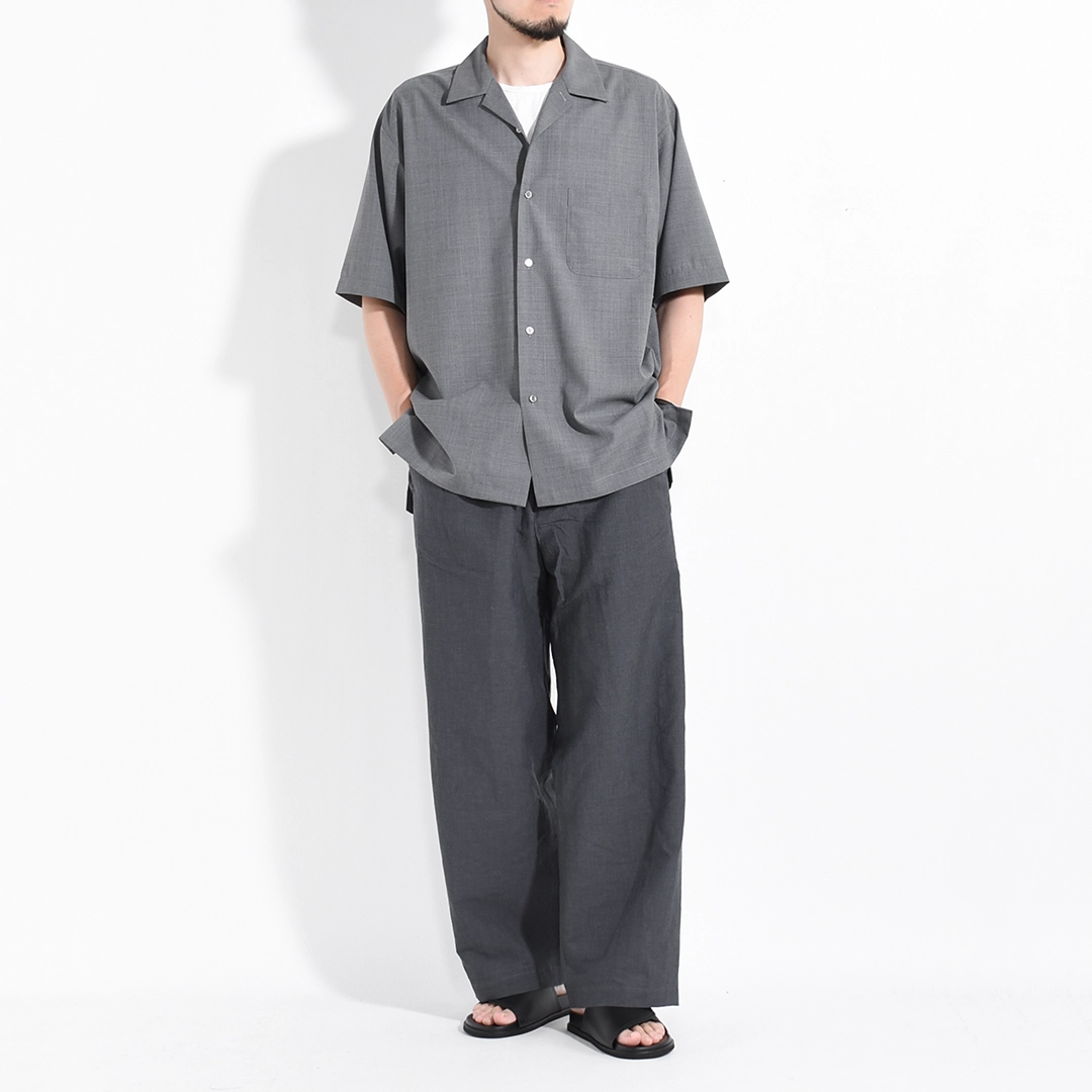 [UNSH39-2]un/unbient(アン/アンビエント)KAIKIN SHIRT H/S (開襟シャツハーフスリーブ)の商品画像