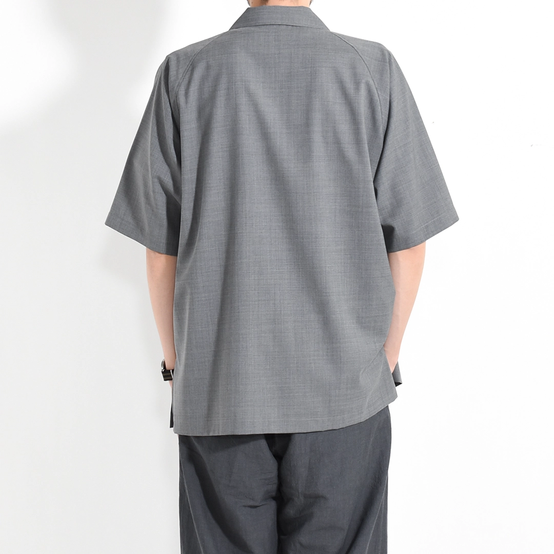 [UNSH39-2]un/unbient(アン/アンビエント)KAIKIN SHIRT H/S (開襟シャツハーフスリーブ)の商品画像