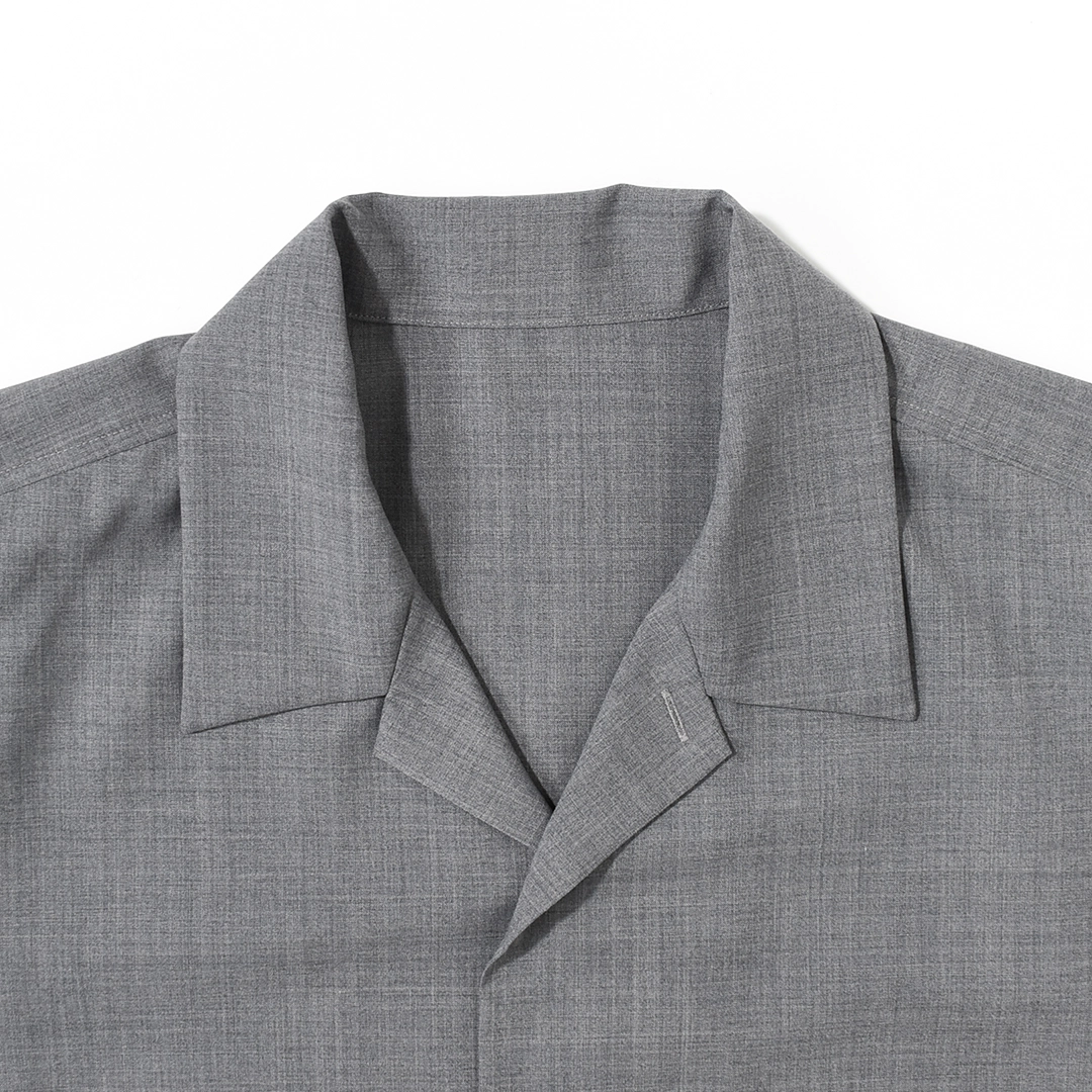 [UNSH39-2]un/unbient(アン/アンビエント)KAIKIN SHIRT H/S (開襟シャツハーフスリーブ)の商品画像