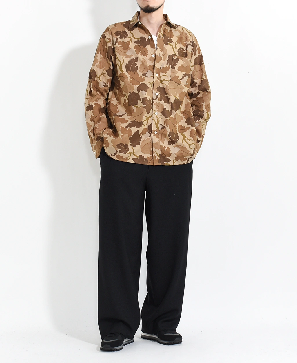 (s-042-leafcamo)SUNNY ELEMENT(サニーエレメント)Sleeping Shirt 3/4(スリーピングシャツ 3/4)の商品画像