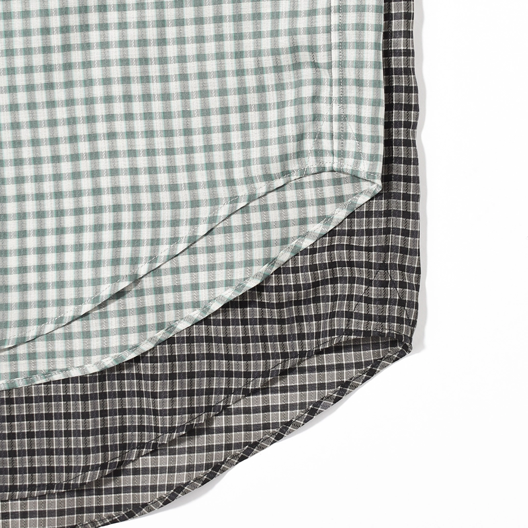 USH69-LA237-B]ULTERIOR(アルテリア)Super Light Wool Check Shirt