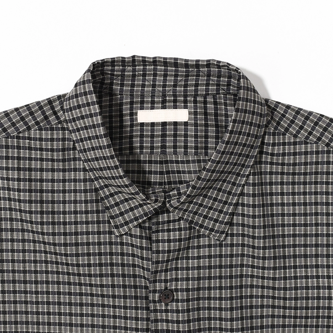 USH69-LA237-B]ULTERIOR(アルテリア)Super Light Wool Check Shirt