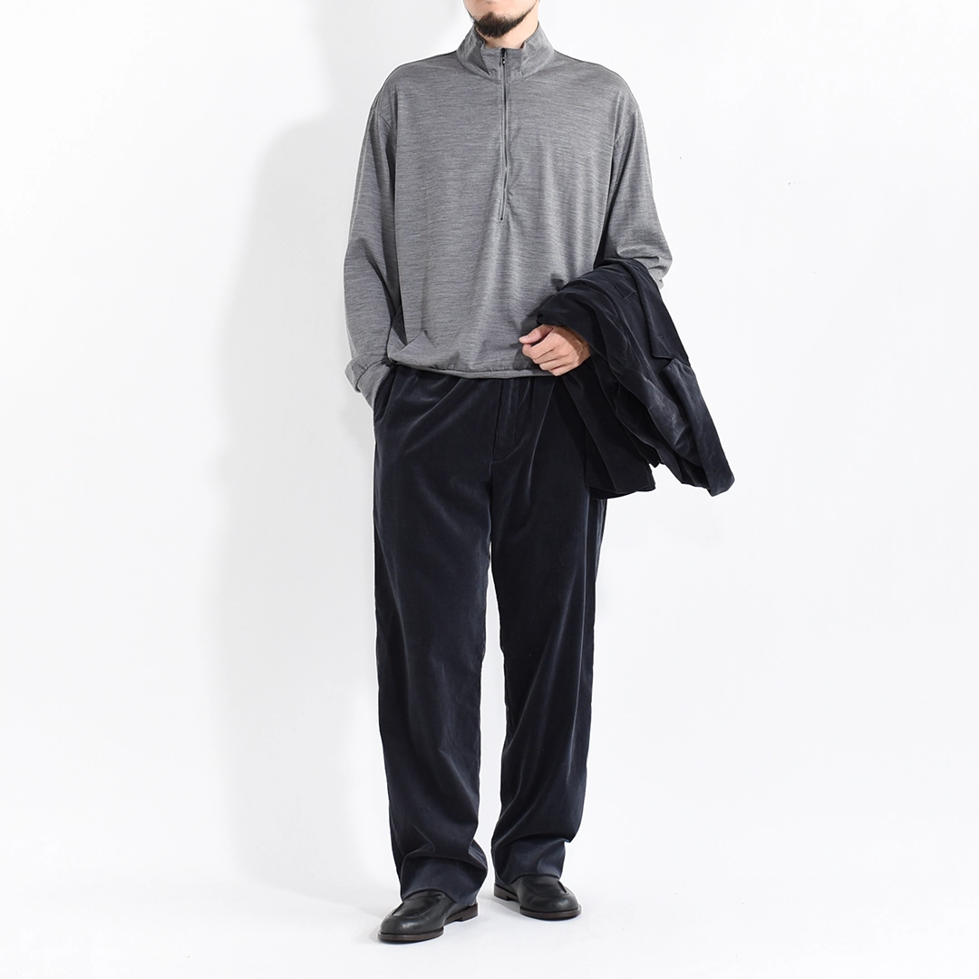 m26c15cs02c]marka(マーカ) Super 100's Washable Wool Jersey Half