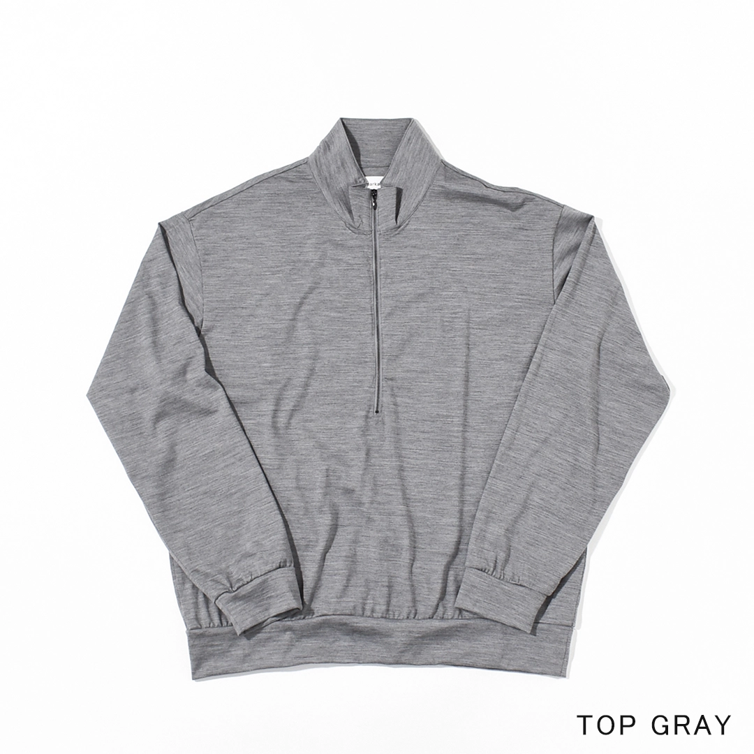 m26c15cs02c]marka(マーカ) Super 100's Washable Wool Jersey Half