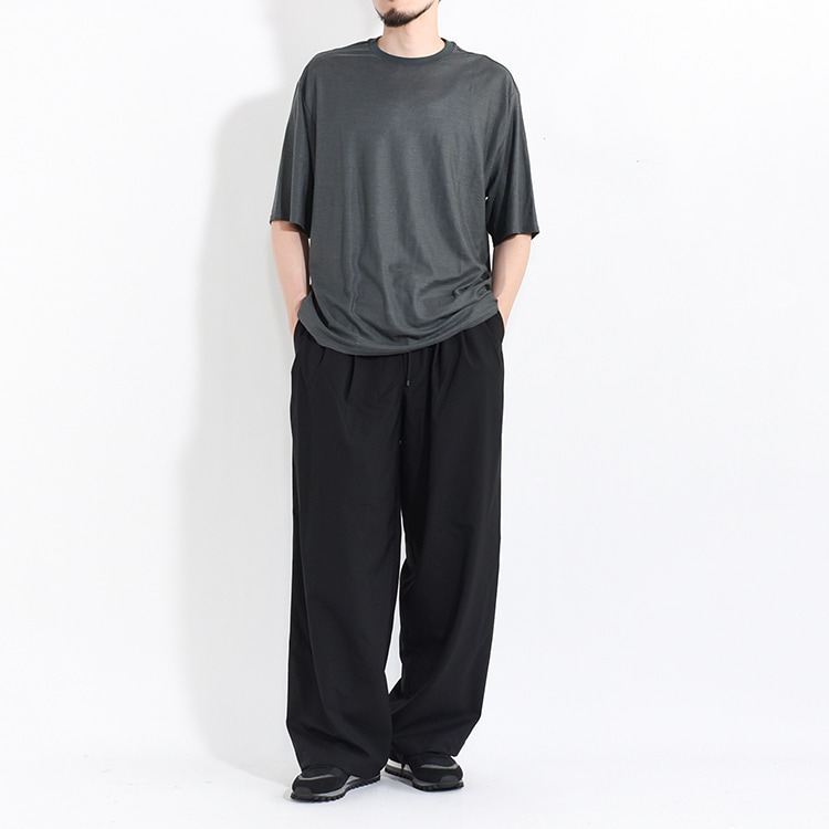 【新品未使用品】marka 25SS ラミー天竺 クルーネックT 紫 サイズ2 CREW NECK TEE - RAMIE KNIT - | marka(マーカ) / トップス