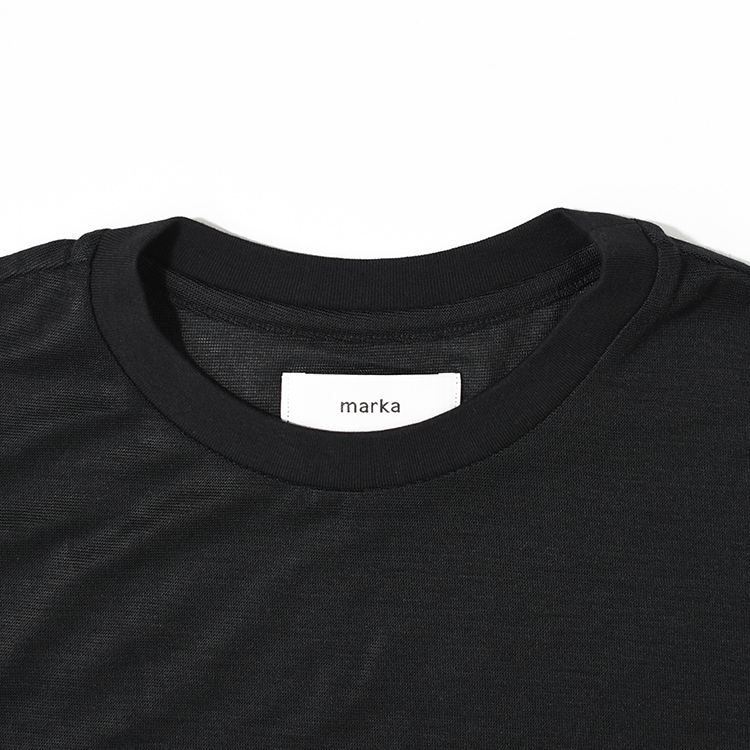 30% OFF】[m25b02cs01b]marka(マーカ) RAMIE KNIT CREW NECK TEE