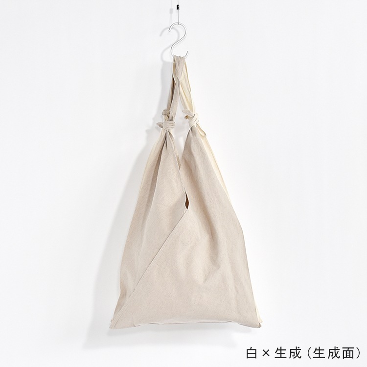 MITTAN 綾織大麻風呂敷バッグ BA-14 「生成」 MITTAN ざっくり大麻W