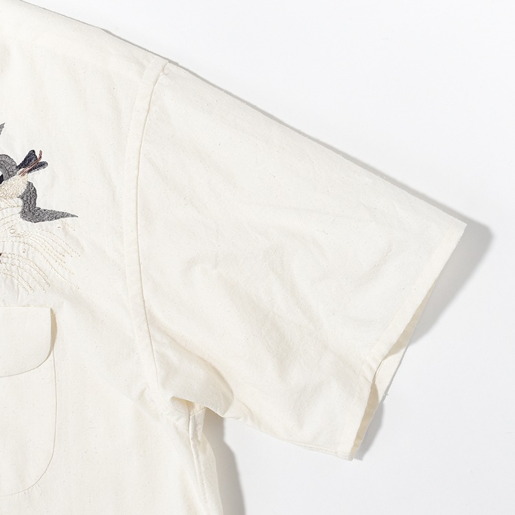 242OJ-SH06]OLD JOE(オールドジョー)SWALLOW COLLAR NASSOU SHIRTS S/S