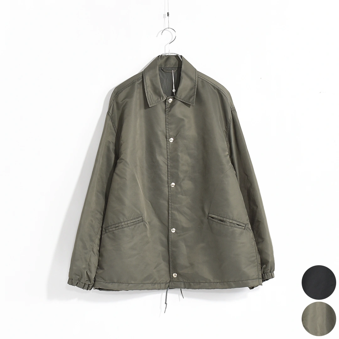 [bROOTS26S8]blurhms ROOTSTOCK(ブラームスルーツストック) Washed Nylon Coach Jacket (ウォッシュドナイロン コーチジャケット)の商品画像