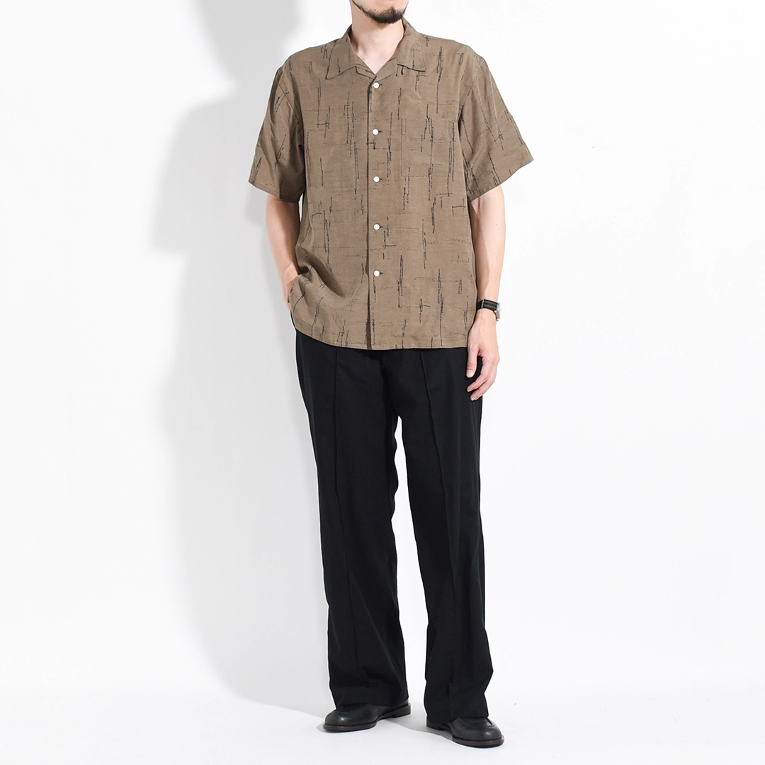 261OJ-SH20]OLD JOE(オールドジョー) Original Printed Open Collar