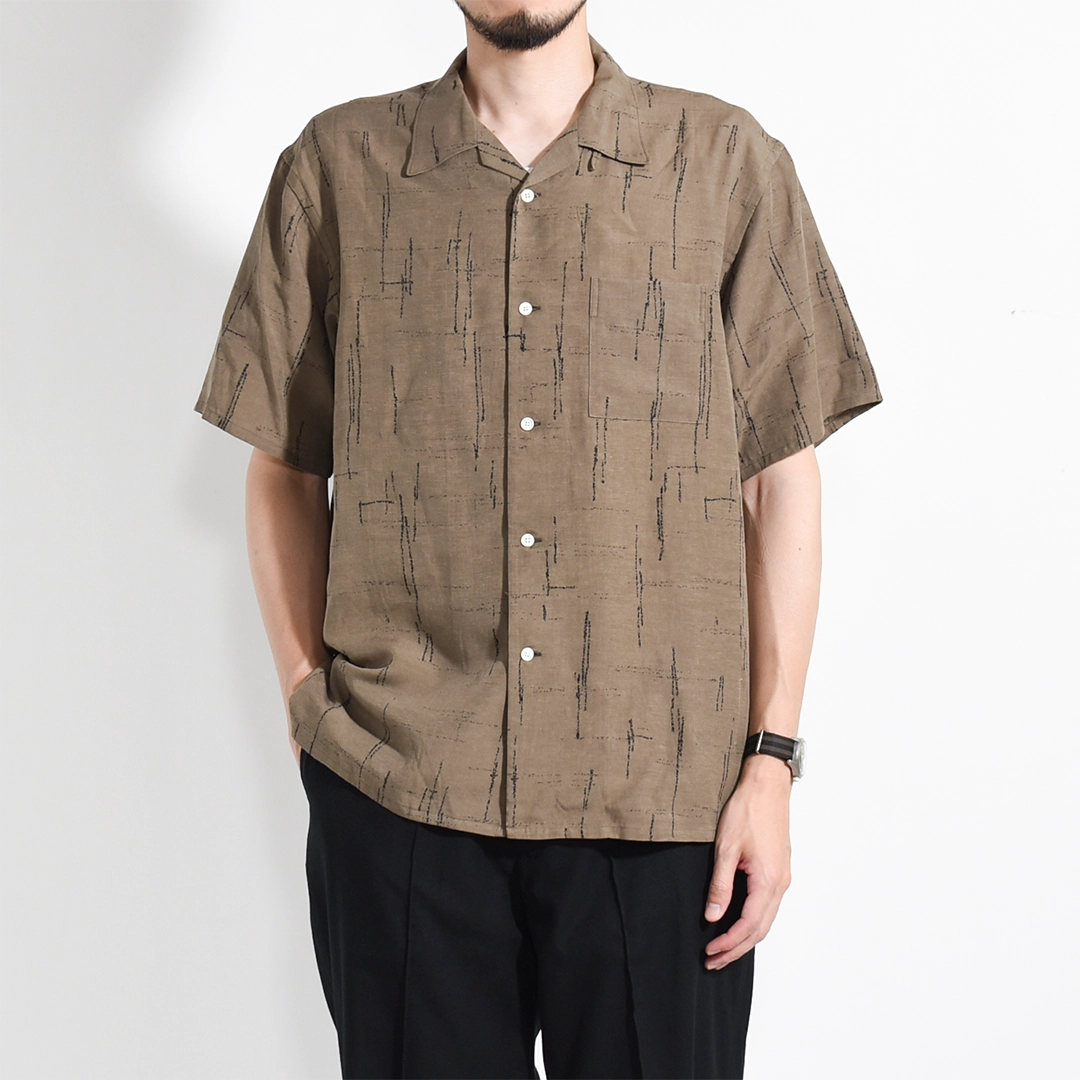 261OJ-SH20]OLD JOE(オールドジョー) Original Printed Open Collar