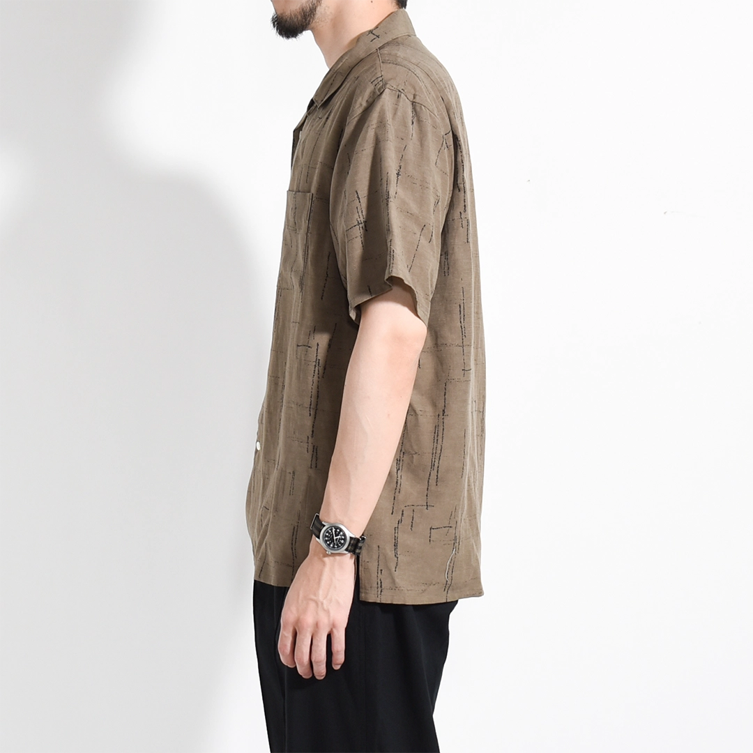 261OJ-SH20]OLD JOE(オールドジョー) Original Printed Open Collar