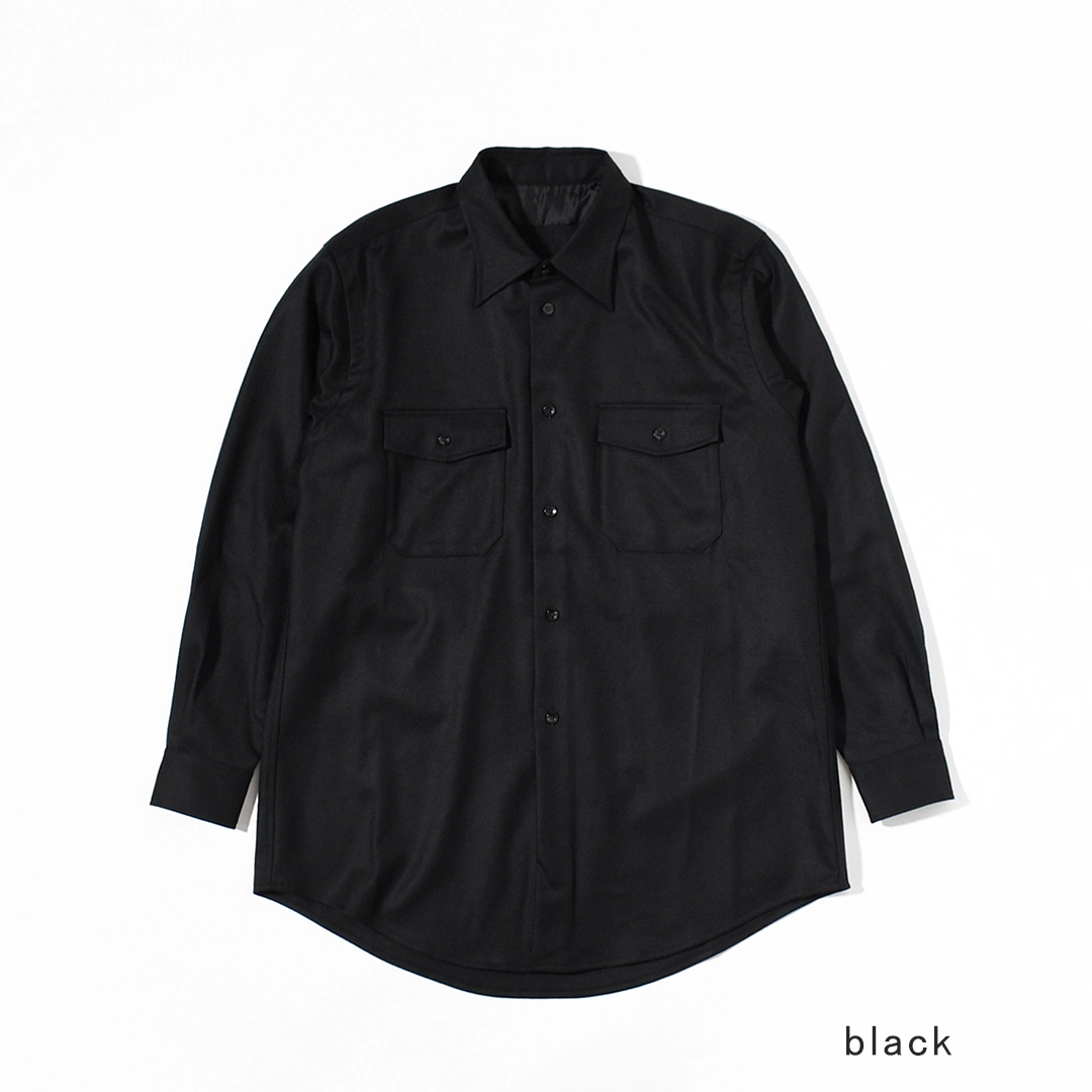 [UNSH43]un/unbient(アン/アンビエント)WORK SHIRT L/S / Wool(ワークシャツ/ウール)の商品画像