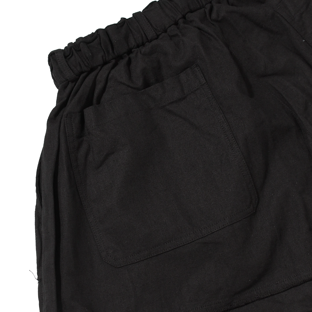土日限定値下げ mittan 竹パンツ　黒 ミッタン MITTAN 竹パンツ（草木濃染）BANBOO COTTON PANTS DARK