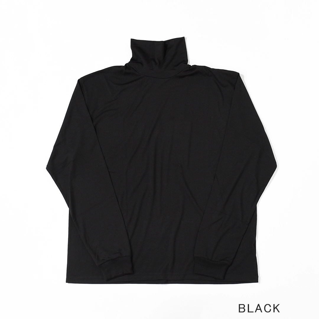 [a26c12cs02c]MARKAWARE (マーカウェア) Super 160s Wool Washable Knit Relaxed Fit Turtle Neck(スーパー160sウール 防縮天竺リラックスドフィットタートルネック)の商品画像