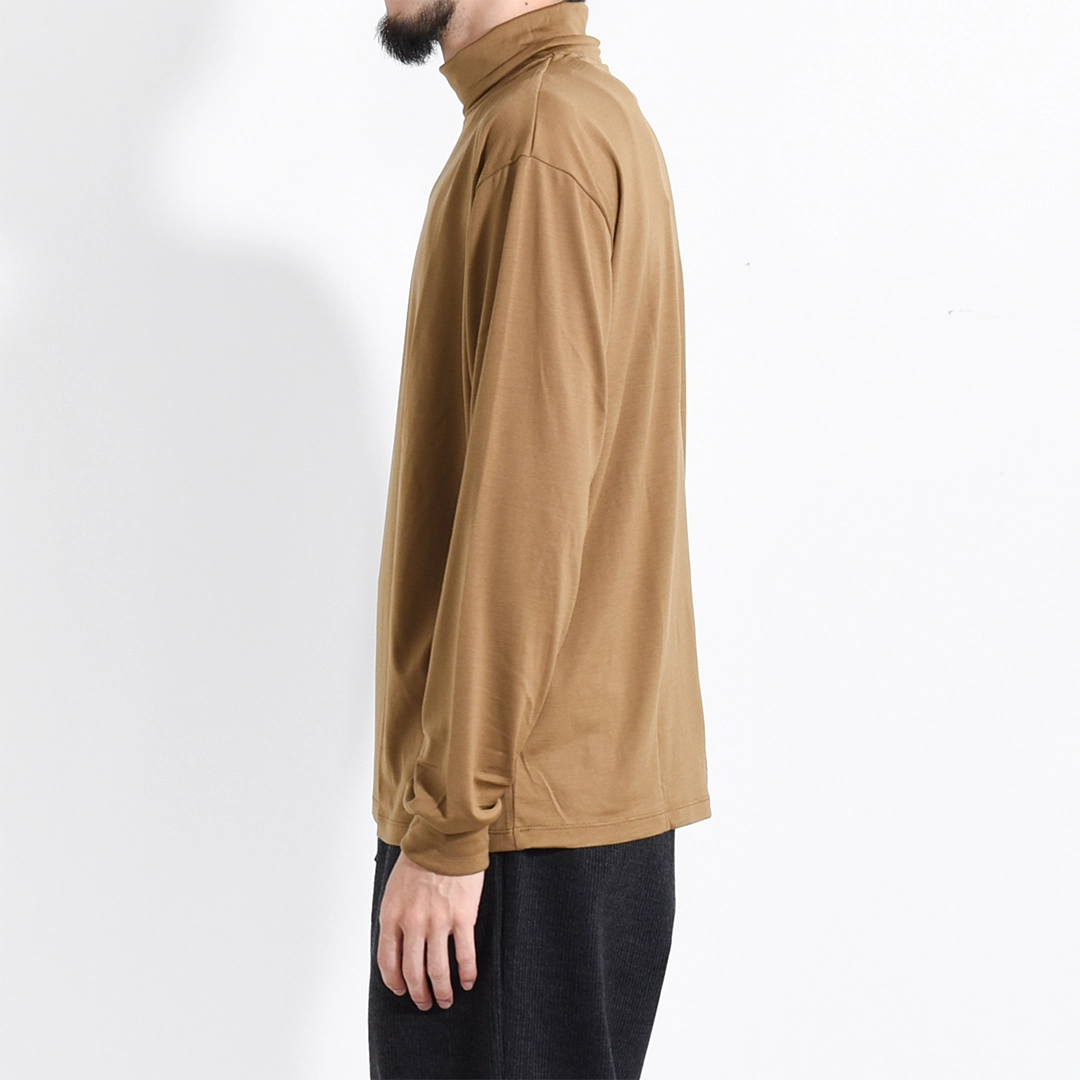 [a26c12cs02c]MARKAWARE (マーカウェア) Super 160s Wool Washable Knit Relaxed Fit Turtle Neck(スーパー160sウール 防縮天竺リラックスドフィットタートルネック)の商品画像